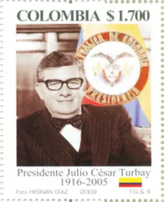 4 de 2009. Presidente Julio Cesar Turbay Ayala 1916-2005. (1/04/2009)
