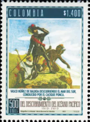 12 de 2013. 500 a&ntilde;os del descubrimiento del Oc&eacute;ano Pac&iacute;fico 1513-2013. (13/12/2013)