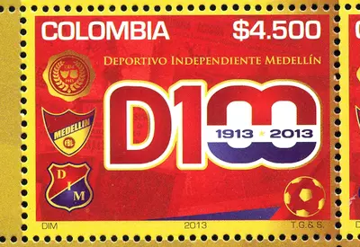 4 de 2013. Deportivo Independiente Medell&iacute;n 100 a&ntilde;os 1913-2013. (28/07/2013)