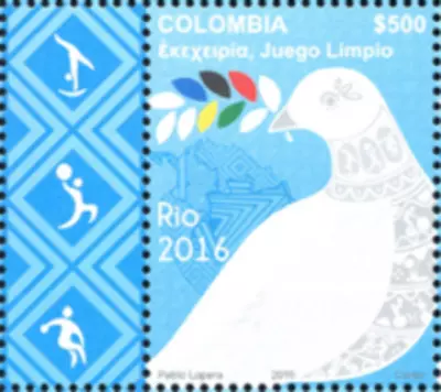 5 de 2016. Participaci&oacute;n de Colombia en los Juegos Ol&iacute;mpicos R&iacute;o de Janeiro 2016. (7/07/2016)