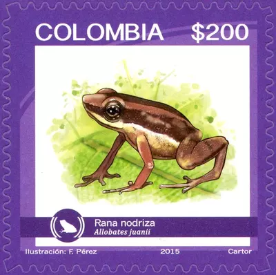 1 de 2015. A. Estampillas operativas "Biodiversidad endémica de Colombia en peligro de extinción" ($200 COP). (6/07/2015)