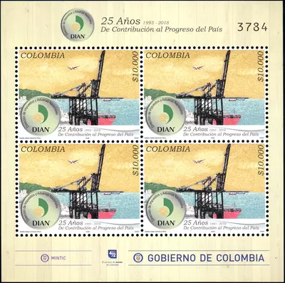 9 de 2018. Direcci&oacute;n de Impuestos y Aduanas Nacionales-DIAN 25 a&ntilde;os 1993-2018. (1/06/2018)