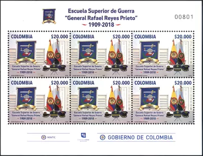 6 de 2018. Escuela Superior de Guerra "General Rafael Reyes Prieto" 109 a&ntilde;os 1909-2018. (7/05/2018)