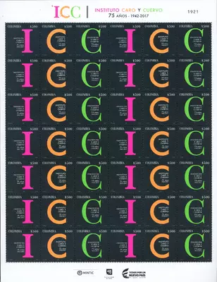 10 de 2017. Instituto Caro y Cuervo 75 a&ntilde;os 1942-2017. (24/08/2017)