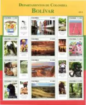 20 de 2020. Departamentos de Colombia Bol&iacute;var. (29/10/2020)