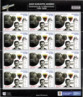 11 de 2020. Julio Garavito Armero centenario de su fallecimiento 1920-2020. (14/08/2020)