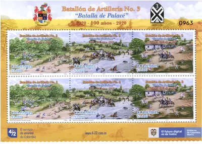 1 de 2020. Batall&oacute;n de Artiller&iacute;a No. 3 "Batalla de Palac&eacute;" 100 a&ntilde;os 1920-2020. (17/01/2020)