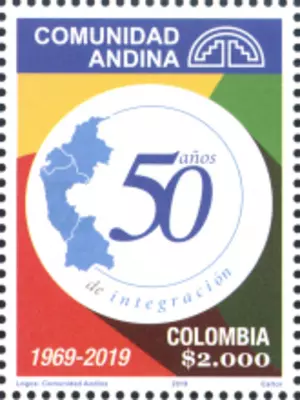 21 de 2019. Comunidad Andina - CAN 50 a&ntilde;os 1969-2019. (21/11/2019)