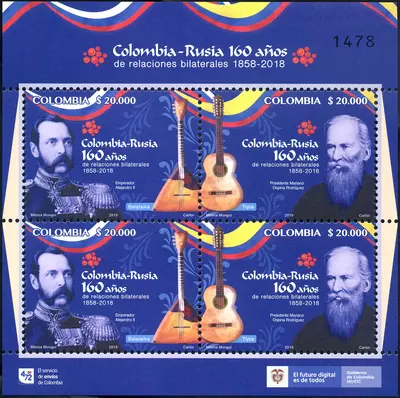7 de 2019. Colombia-Rusia 160 a&ntilde;os de relaciones bilaterales 1858-2018. (24/05/2019)