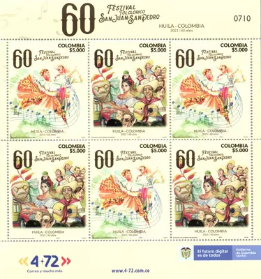 8 de 2021. 60 a&ntilde;os del Festival Folcl&oacute;rico, Reinado Nacional del Bambuco y Muestra Internacional del Folclor. (4/07/2021)