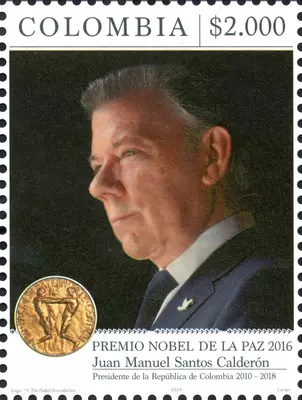 12 de 2018. Premio Nobel de la Paz 2016 Juan Manuel Santos Calder&oacute;n. (18/07/2018)