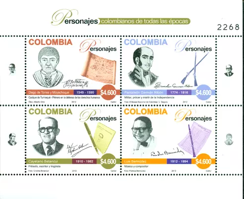 Personajes colombianos de todas las épocas. (16/08/2012)