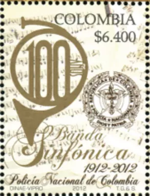 Banda Sinfónica Policía Nacional de Colombia 100 años (1912-2012). (23/03/2012)