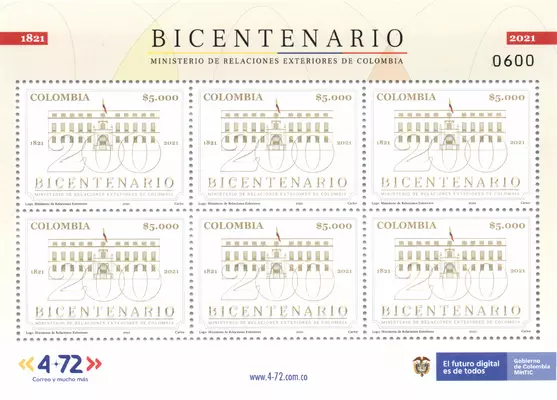 Bicentenario del Ministerio de Relaciones Exteriores de Colombia 1821-2021. (29/04/2021)