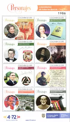 19 de 2022. Personajes colombianos de todas las &eacute;pocas serie 2022-II. (27/08/2022)