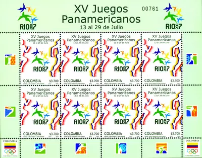 6 de 2007. XV Juegos Panamericanos Rio 2007. (9/07/2007)