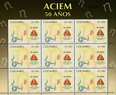 8 de 2007. Asociaci&oacute;n Colombiana de Ingenieros - ACIEM 50 a&ntilde;os 1957-2007. (17/10/2007)