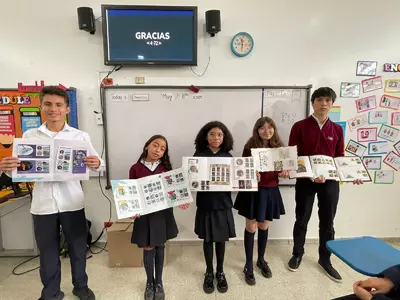 Actividad acad&eacute;mica con el Colegio Cafam: acercando la filatelia a las nuevas generaciones