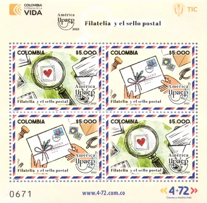 12 de 2023. América UPAEP 2023 filatelia y el sello postal. (15/12/2023)