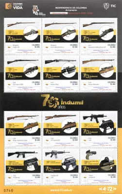 15 de 2023. Armamento D&eacute;cima octava serie Bicentenario 2019-2023 Independencia de Colombia. (27/12/2023)