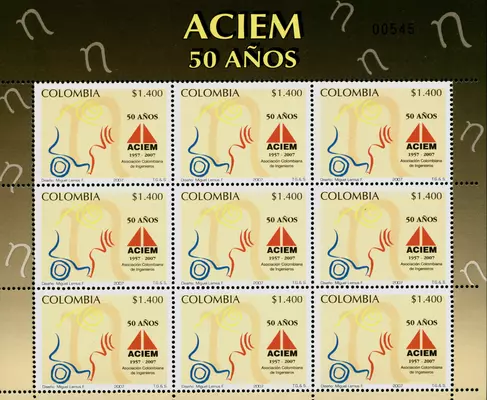 8 de 2007. Asociaci&oacute;n Colombiana de Ingenieros - ACIEM 50 a&ntilde;os 1957-2007. (17/10/2007)