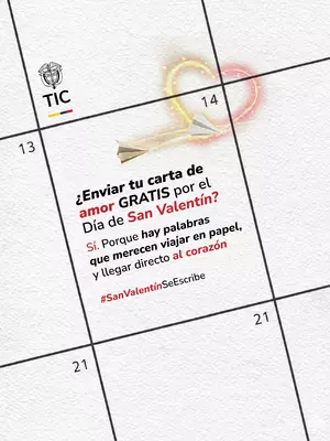 Vuelva a escribir cartas de amor y env&iacute;elas gratis este San Valent&iacute;n gracias al Ministerio TIC y 4-72